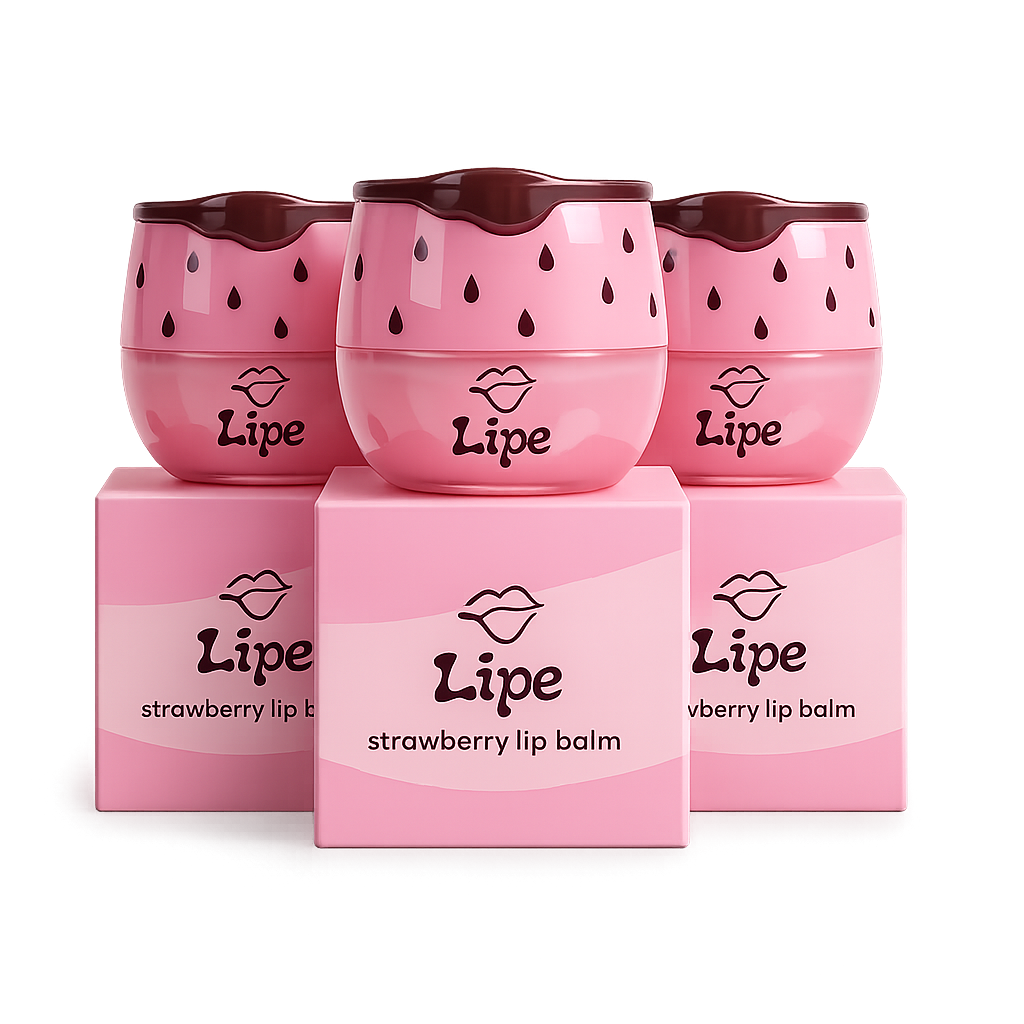 Pack 3 LIPE Erdbeere